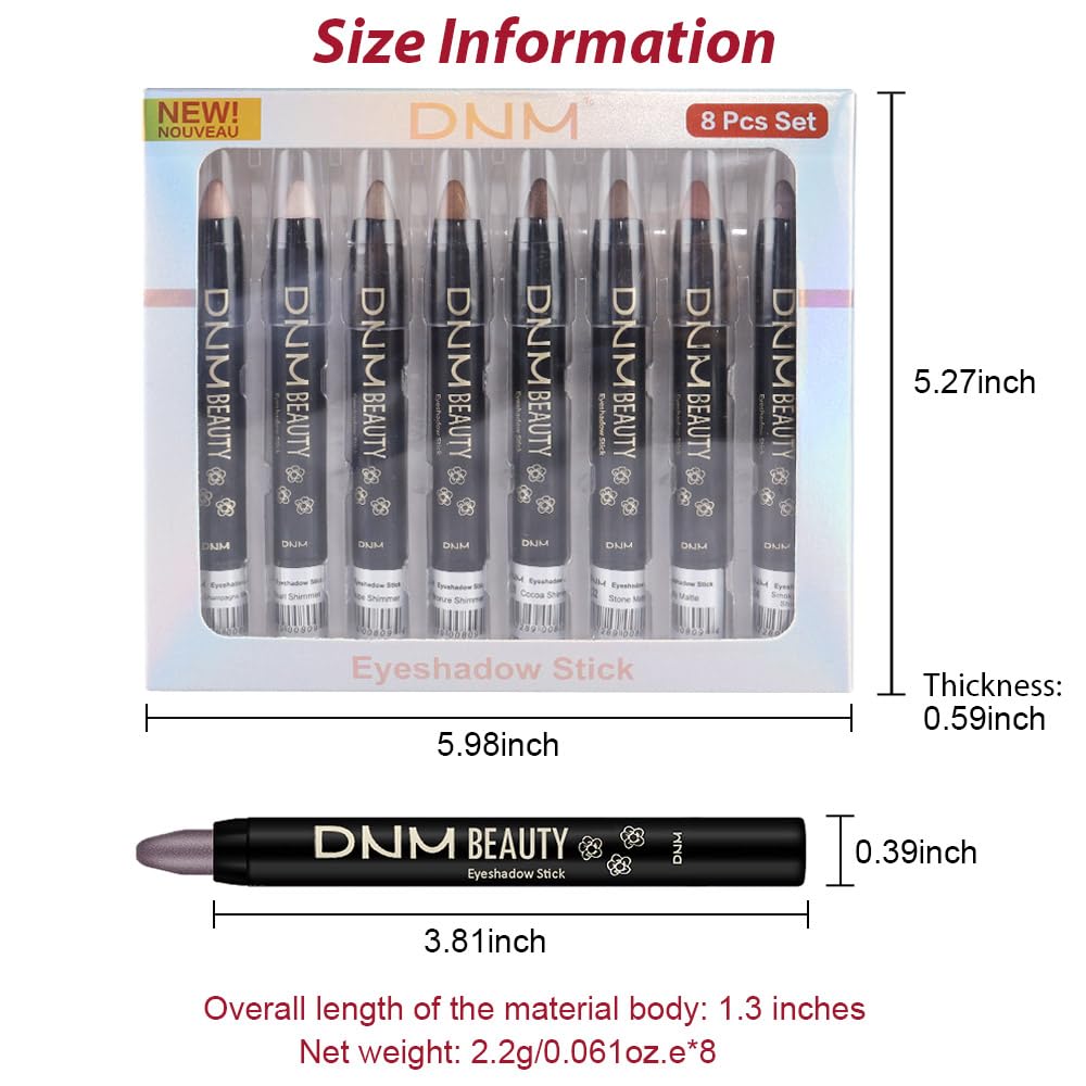 Kaely ensemble sticks yeux palette multi-teintes – maquillage rapide en déplacement