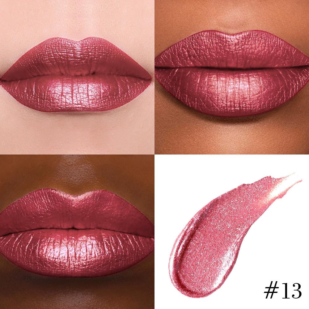 Kaely gloss métallique avec reflets perlés offrant un éclat multidimensionnel.