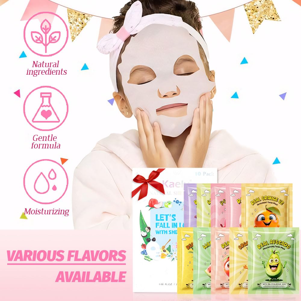 Cadeau spa Kaely, masques fruits pour amis et famille.