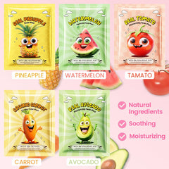 Kaely masque fruit-collagen, texture douce et hydratante.