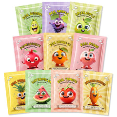 Kaely masques fruits ensemble en boite, parfait pour un rituel de soin relaxant.
