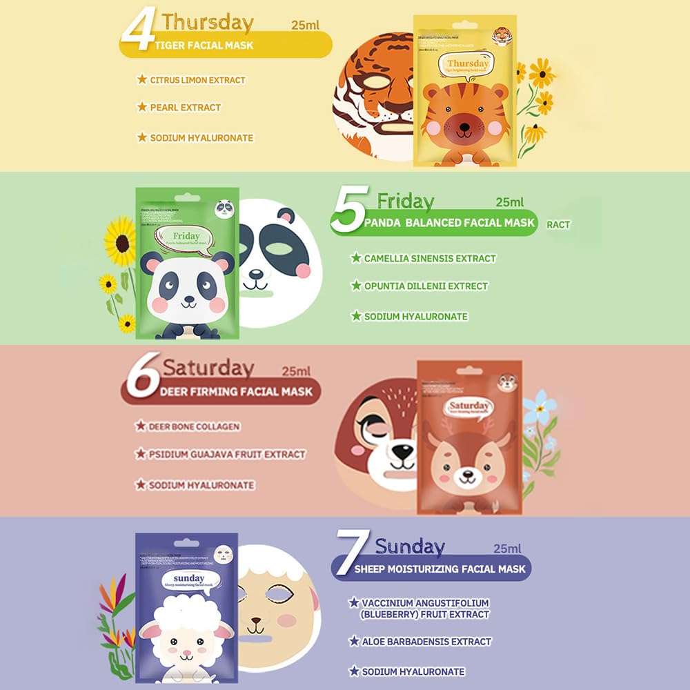 Masque Kaely lapin joyeux, routine spa enfantine conviviale