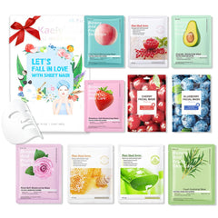 Masques Kaely variés pour enfants, hydratation douce et soin rapide.