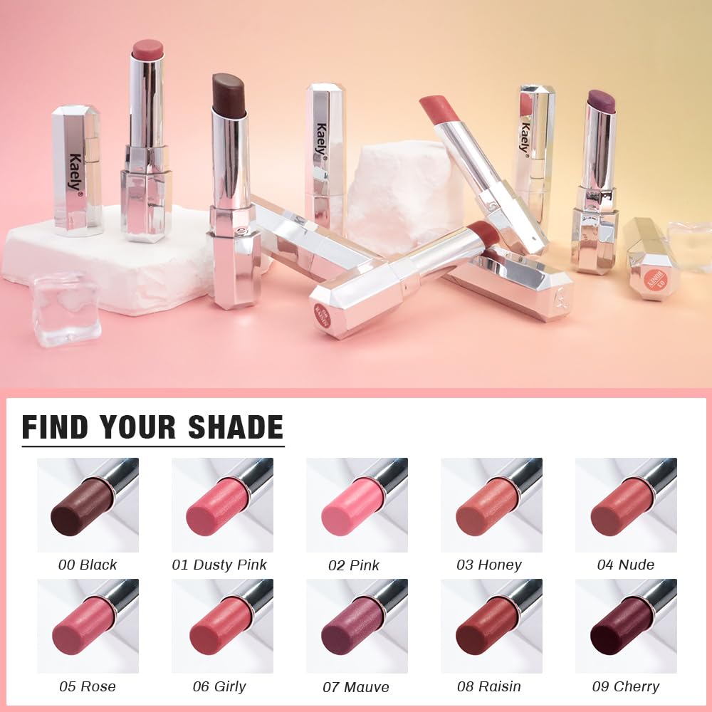 Kaely usage quotidien lèvres, parfait pour un look naturel.