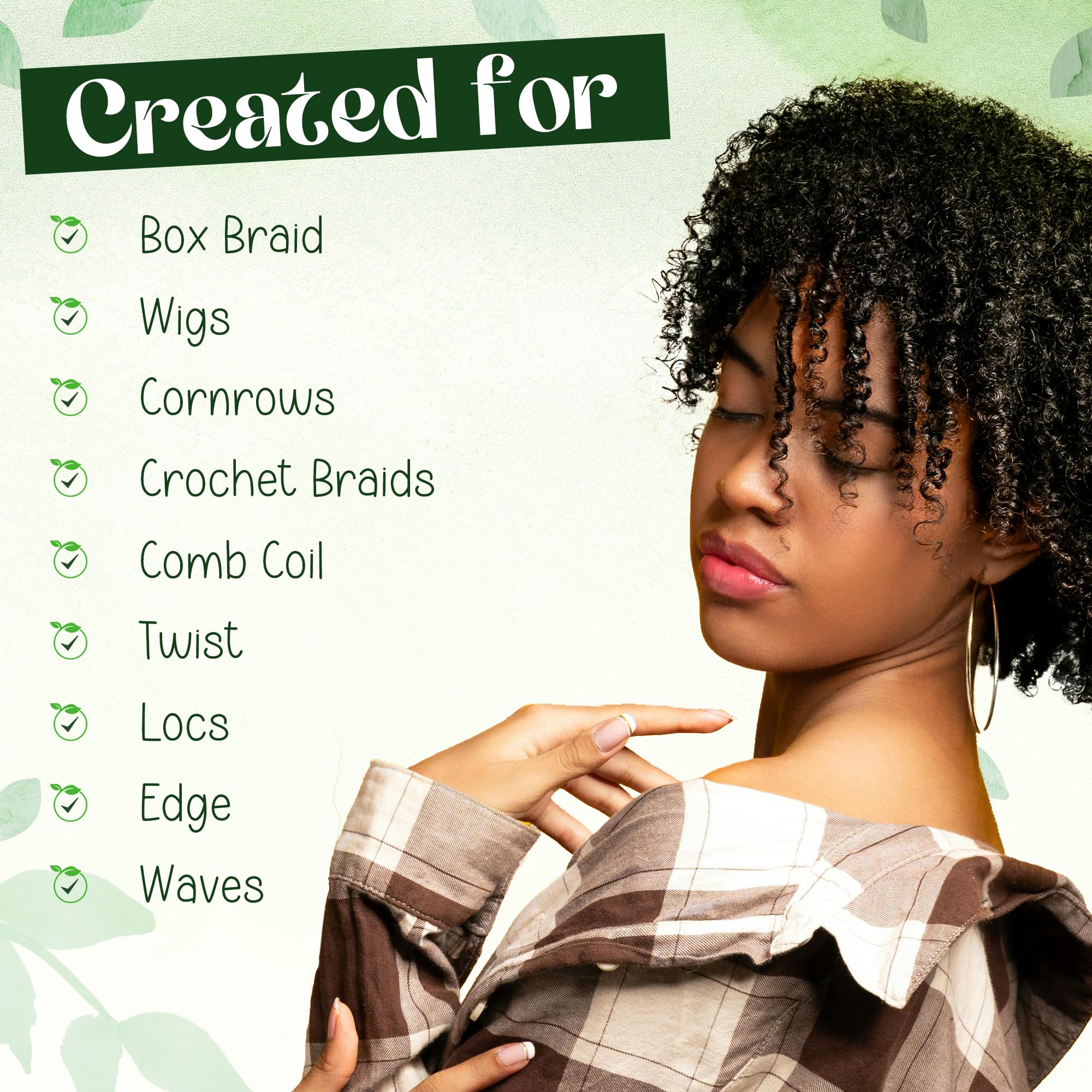 KAGA Pure O Natural Neatbraid – coiffage quotidien pratique et durable.