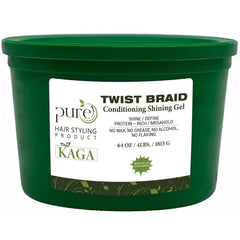KAGA Pure O Natural Neatbraid – tenue ferme 24h pour chignons et tresses.
