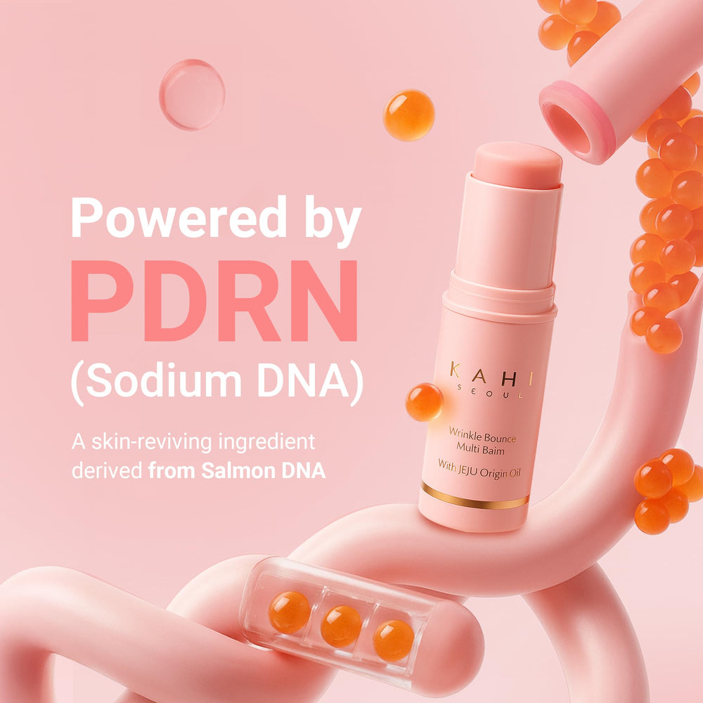 KAHI Wrinkle Bounce Multi Balm Stick – soin cou léger et nourrissant.