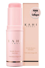 KAHI Wrinkle Bounce Multi Balm Stick – emballage compact, pratique pour retouches rapides.