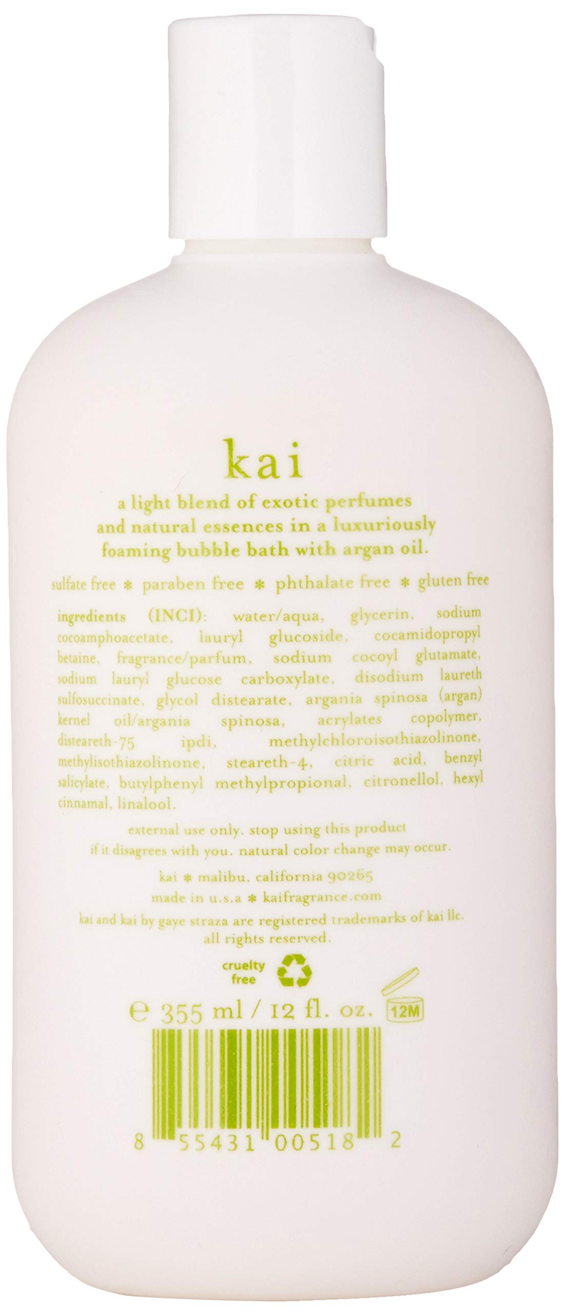 kai bain moussant mousse de bain épaisse, expérience généreuse et parfum enveloppant.