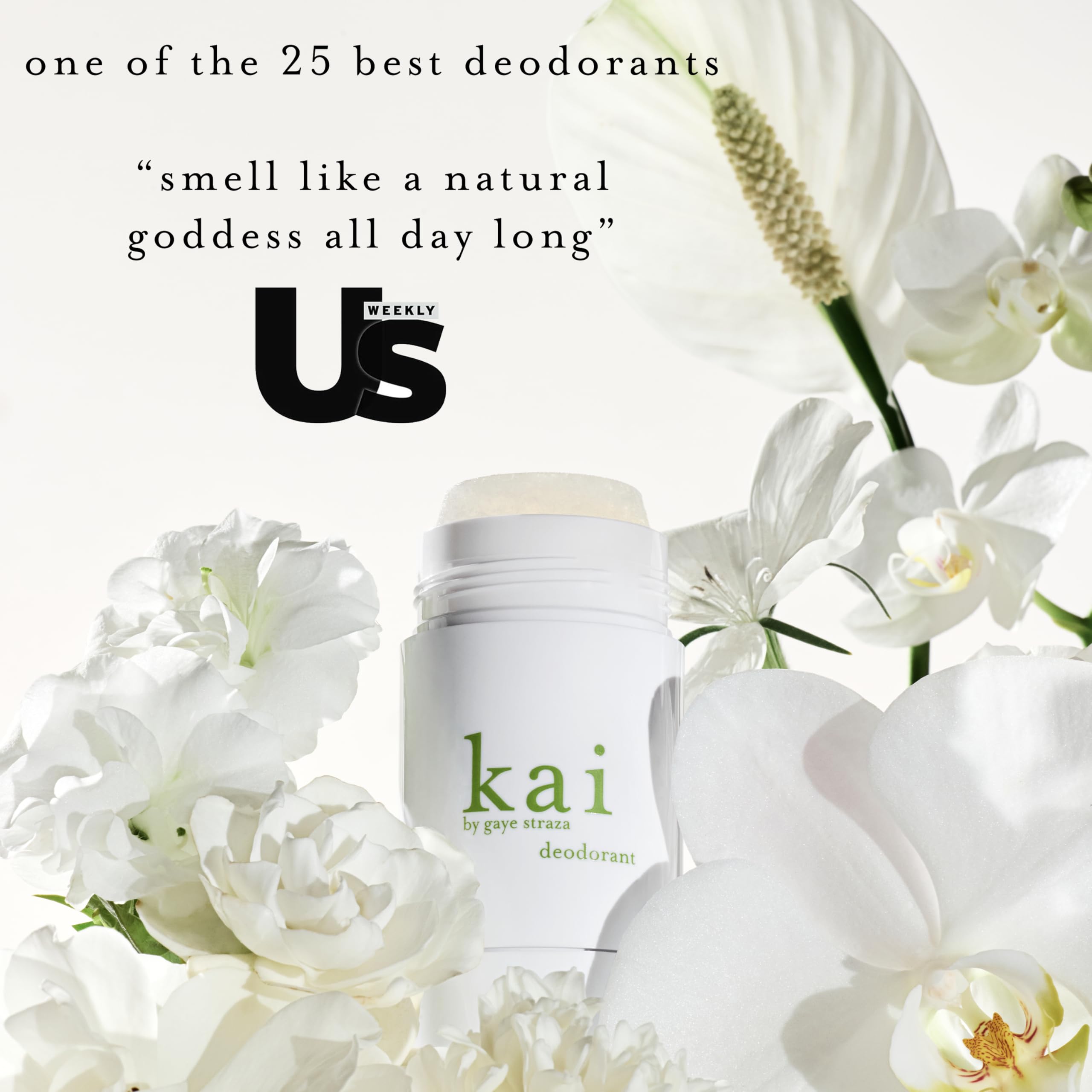 Kai déodorant, formule riche en vitamine E et camomille, douceur naturelle