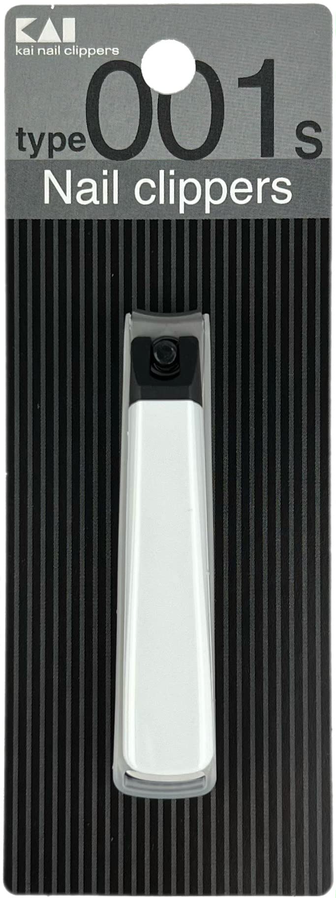 Kai Nail Clippers Type 001S white compact tool ideal for travel grooming