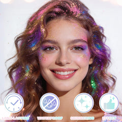 KAICOERLY Roll-on glitter épaule: éclat délicat qui dure toute la soirée.