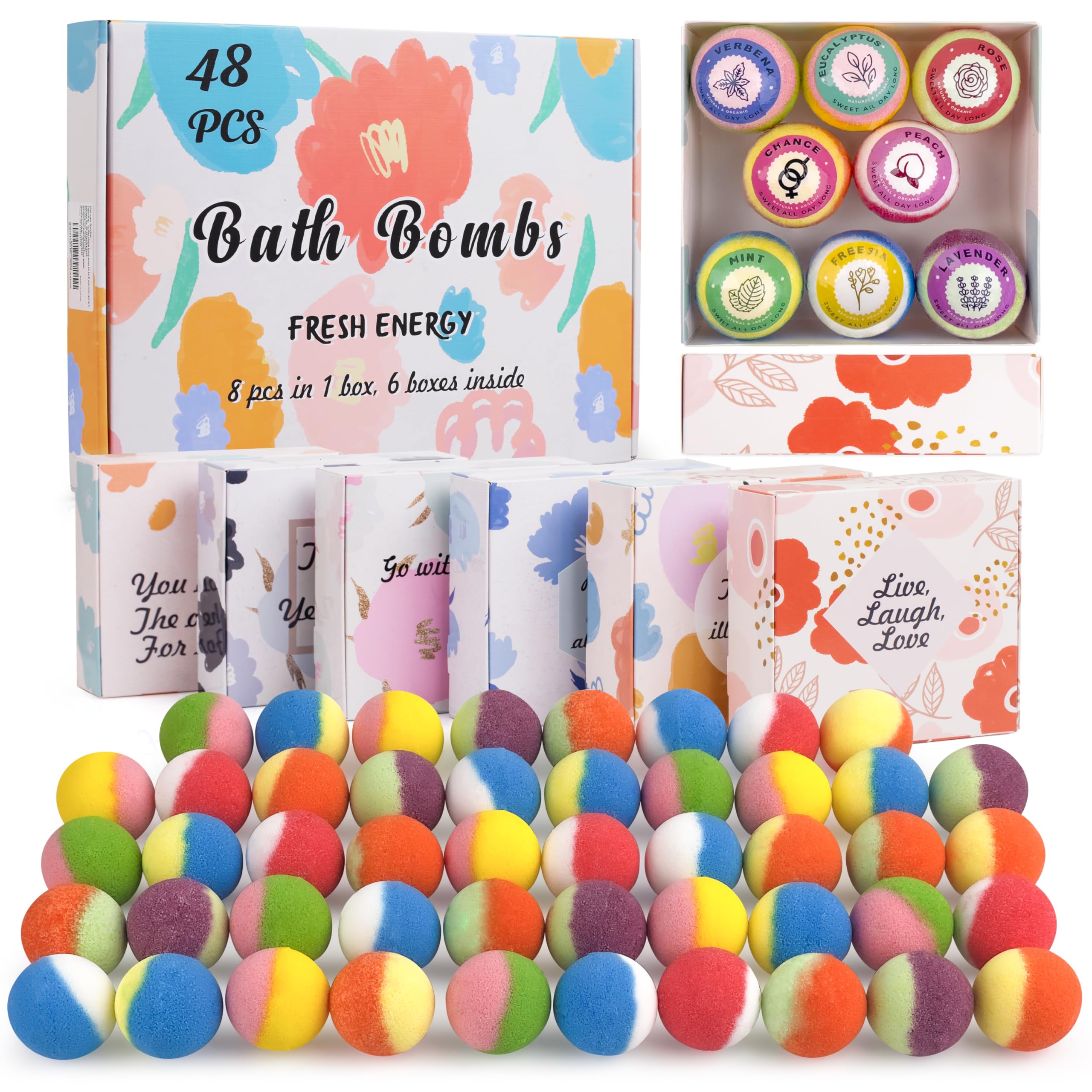 Kainga Recka bombe bain - ensemble emballage cadeau: expérience spa à domicile