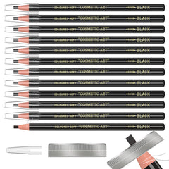 KAIQIKAIXI 12 crayons sourcils waterproof, traçage net et tenue longue.
