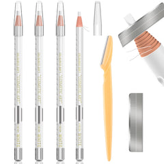 KAIQIKAIXI kit-sourcils tatouage blanc : ensemble précis pour marquage durable des sourcils