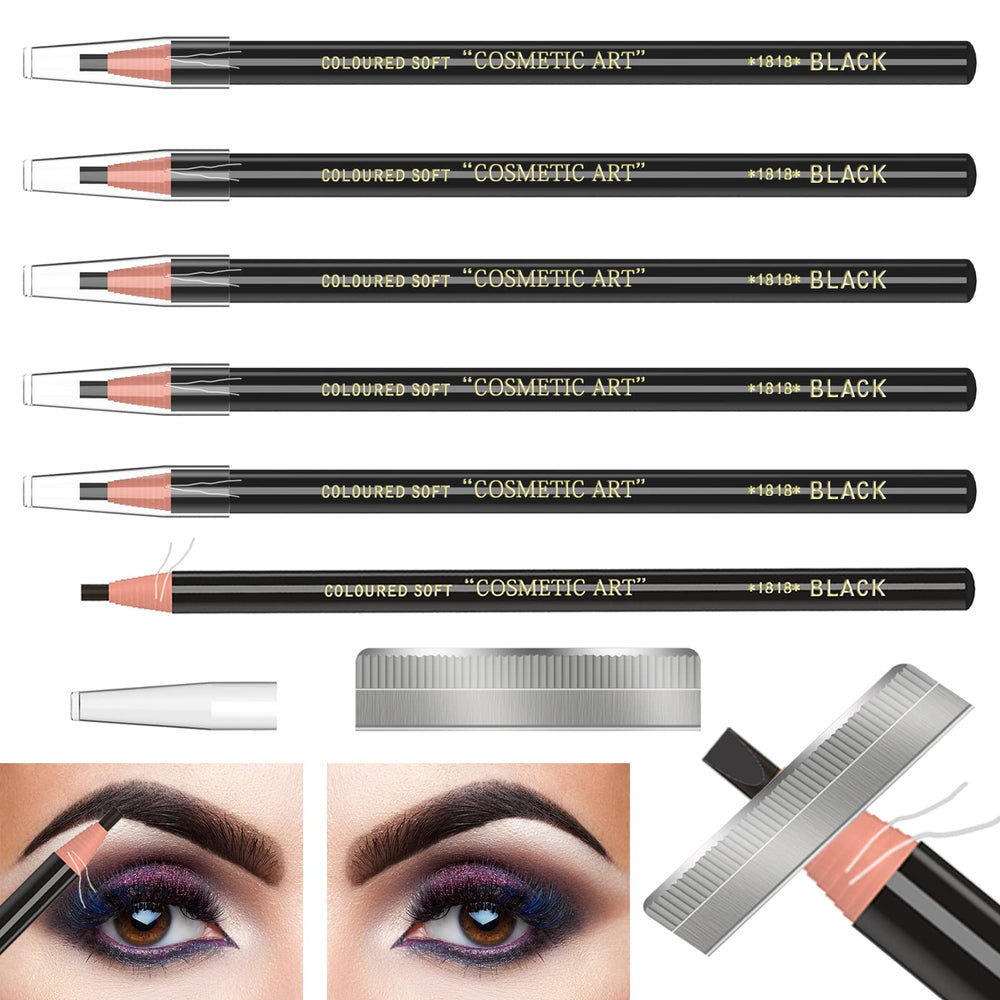 KAIQIKAIXI crayon sourcils noir étanche ensemble pour une couleur durable
