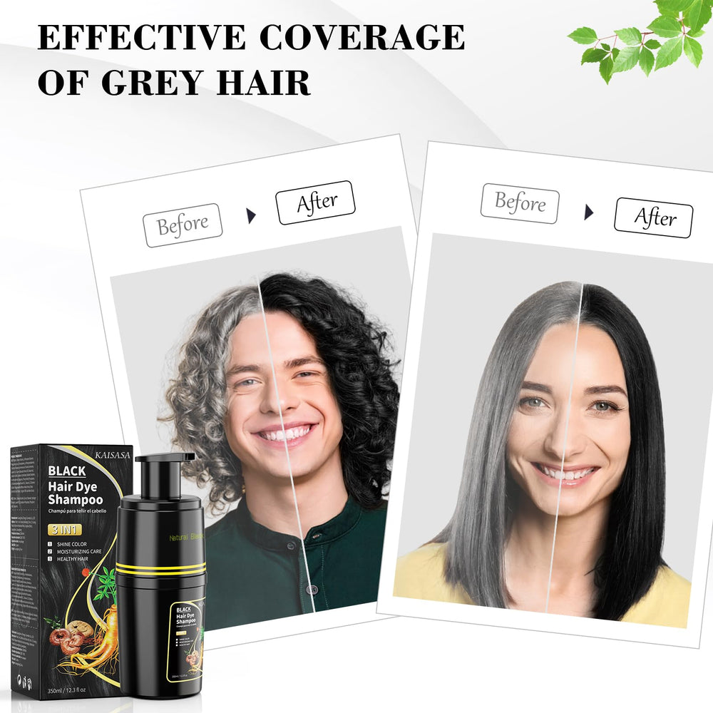 KAISASA Application-cheveux-noirs - texture généreuse pour une couverture uniforme.