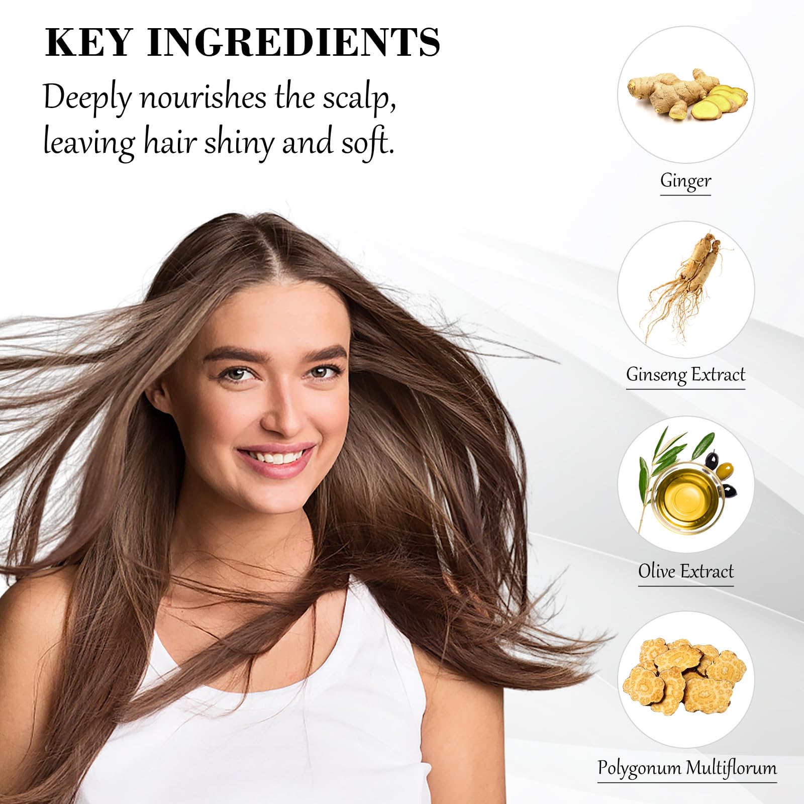 KAISASA brun – couverture des cheveux gris dès le premier passage.