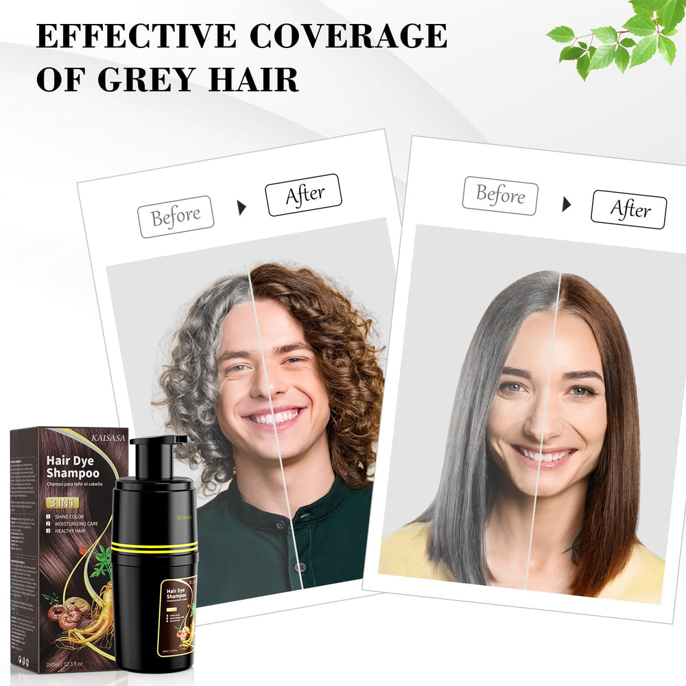 KAISASA brun – mousse colorante facilitant l’application sans effort.