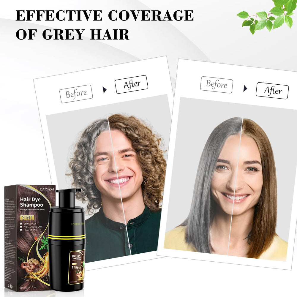 KAISASA Colorant-cheveux mousse douce prête à l’application