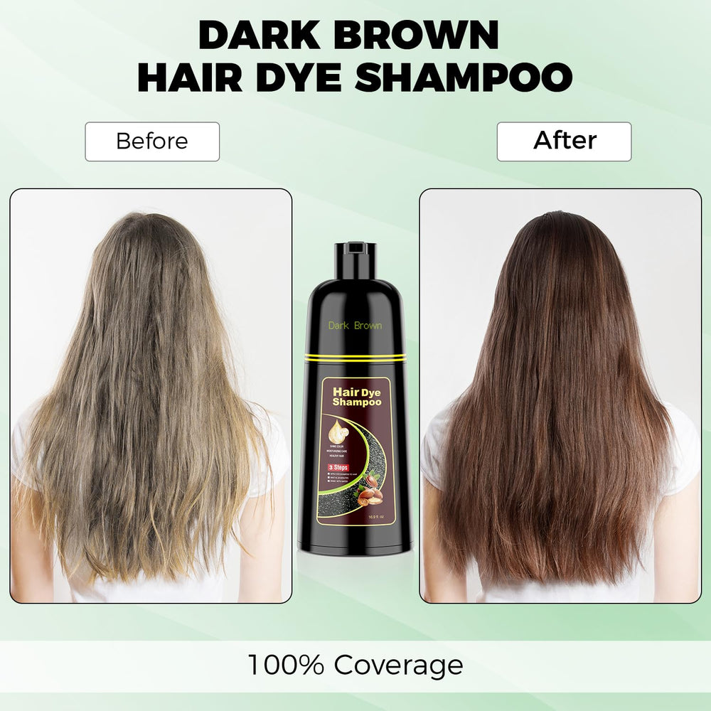 KAISASA Shampoing couvre les racines gris avec une teinte naturelle.