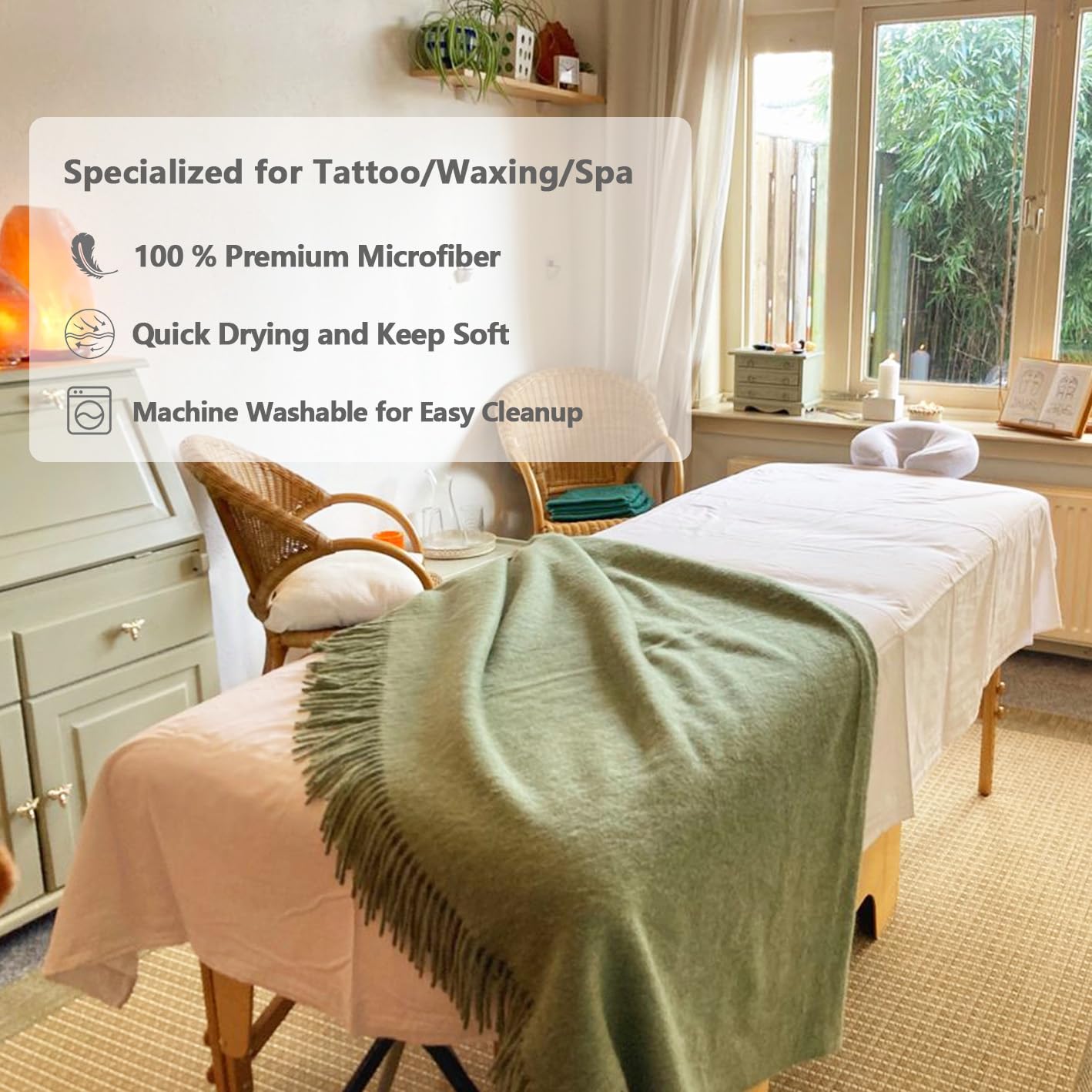 Couvre-face-cradle table massage KAKU HOME, protection douce pour le visage du client.
