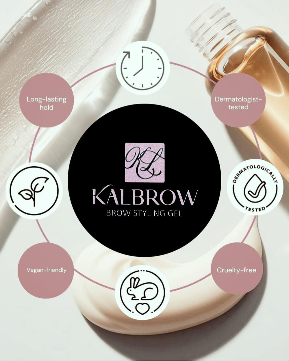 KALBROW tenue longue durée pour des sourcils parfaitement définis.