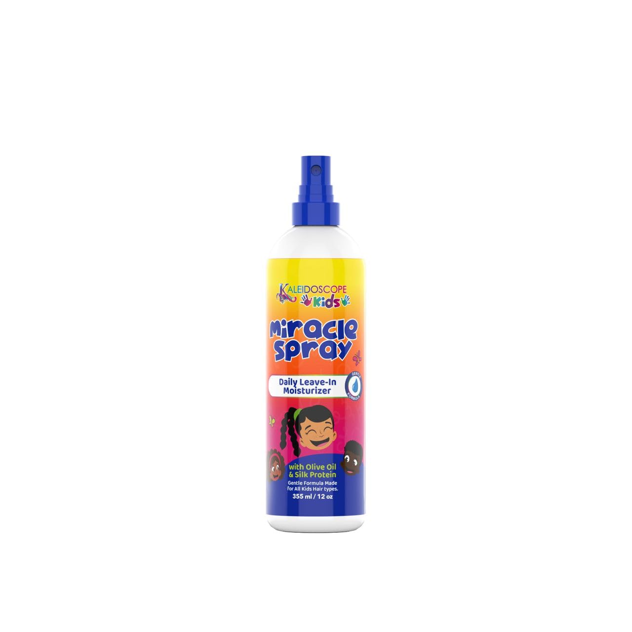 Kaleidoscope Miracle Drops : brume après-cheveux enfants pour démêler et hydrater en douceur.