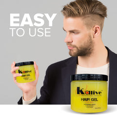 KALIVE 2 STYLE strong hold performance for crisp styles.
