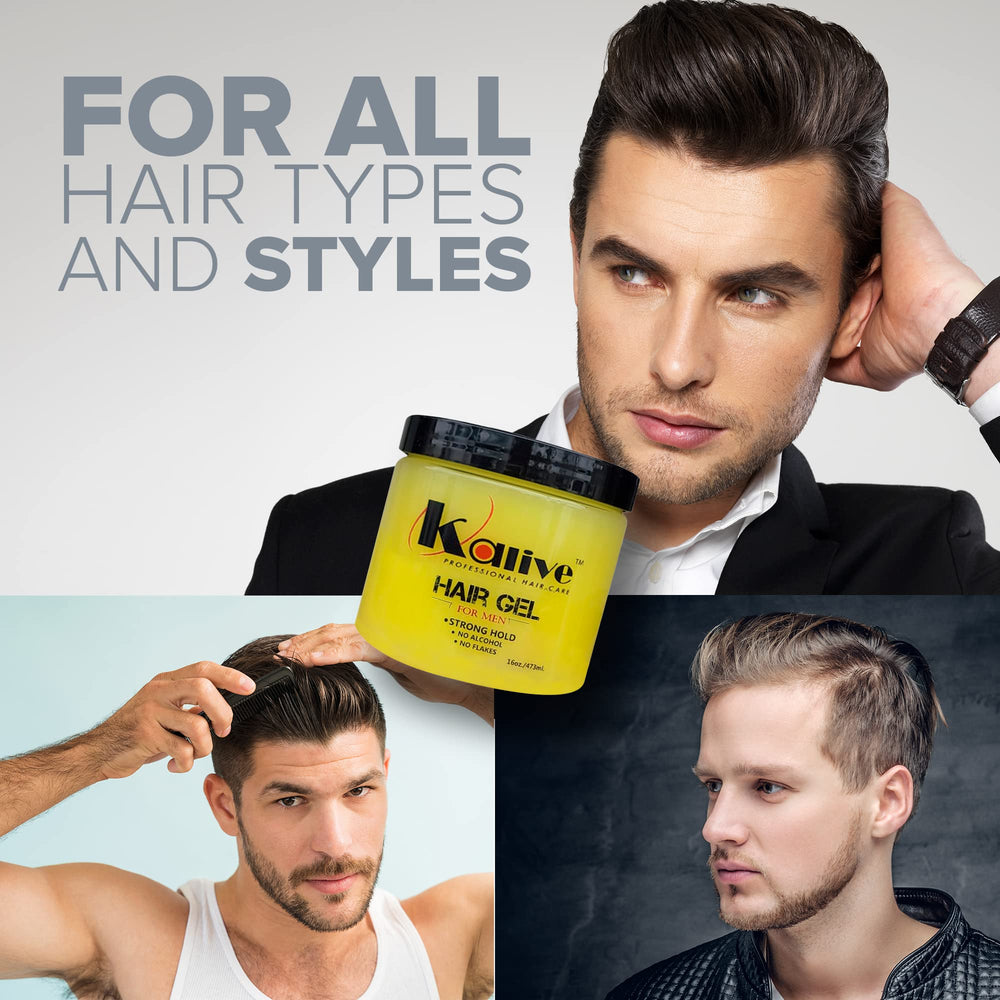 KALIVE 2 STYLE water-soluble formula for easy wash-out.