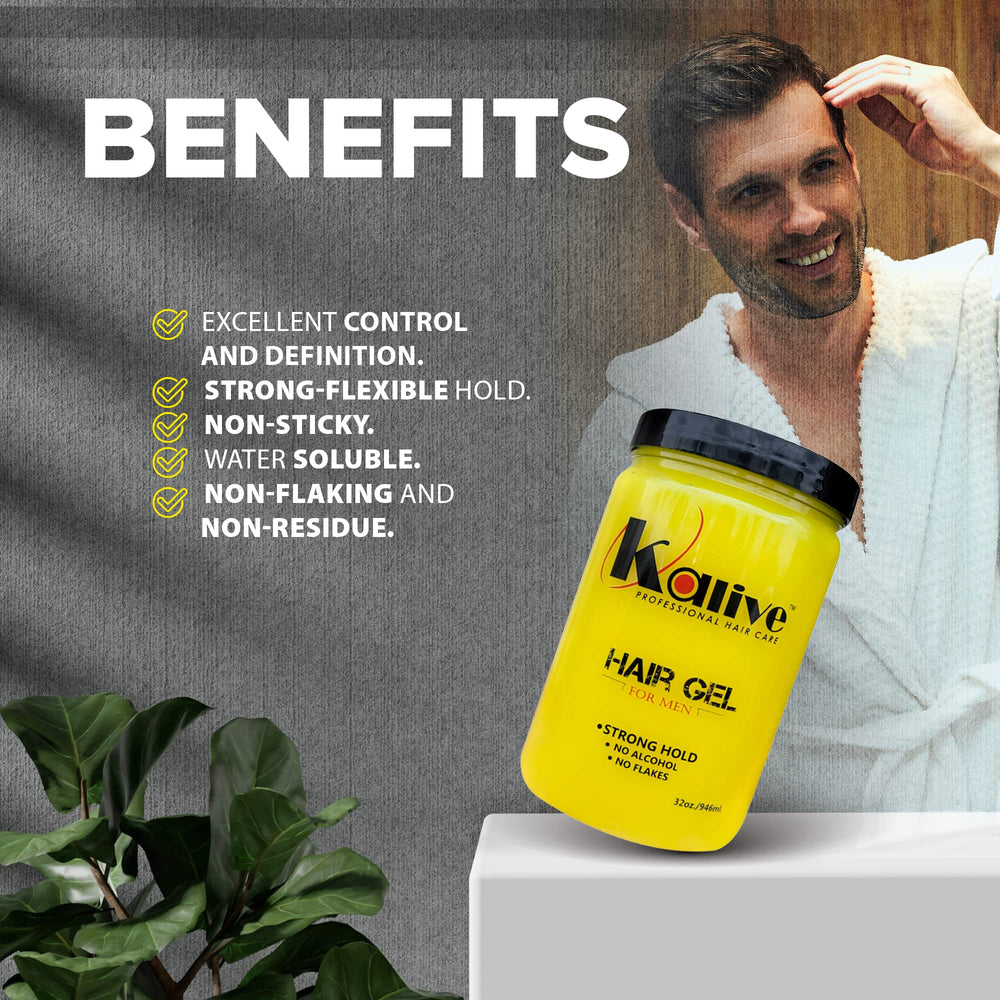 KALIVE 2 STYLE gel à formule eau-soluble sans résidus