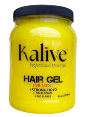KALIVE 2 STYLE gel-coiffant pour homme, bouteille 1-9l offrant une tenue durable