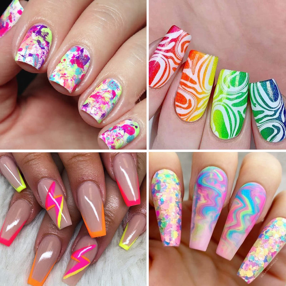 Kalolary stylo fleurs ongles pour motifs floraux élégants.