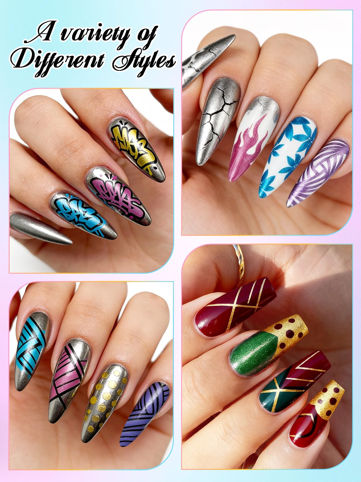 Kalolary stylo ongles dessin couche de finition retouches