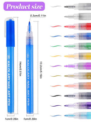 Kalolary stylo points pour motifs précis sur ongles, pratique à domicile.