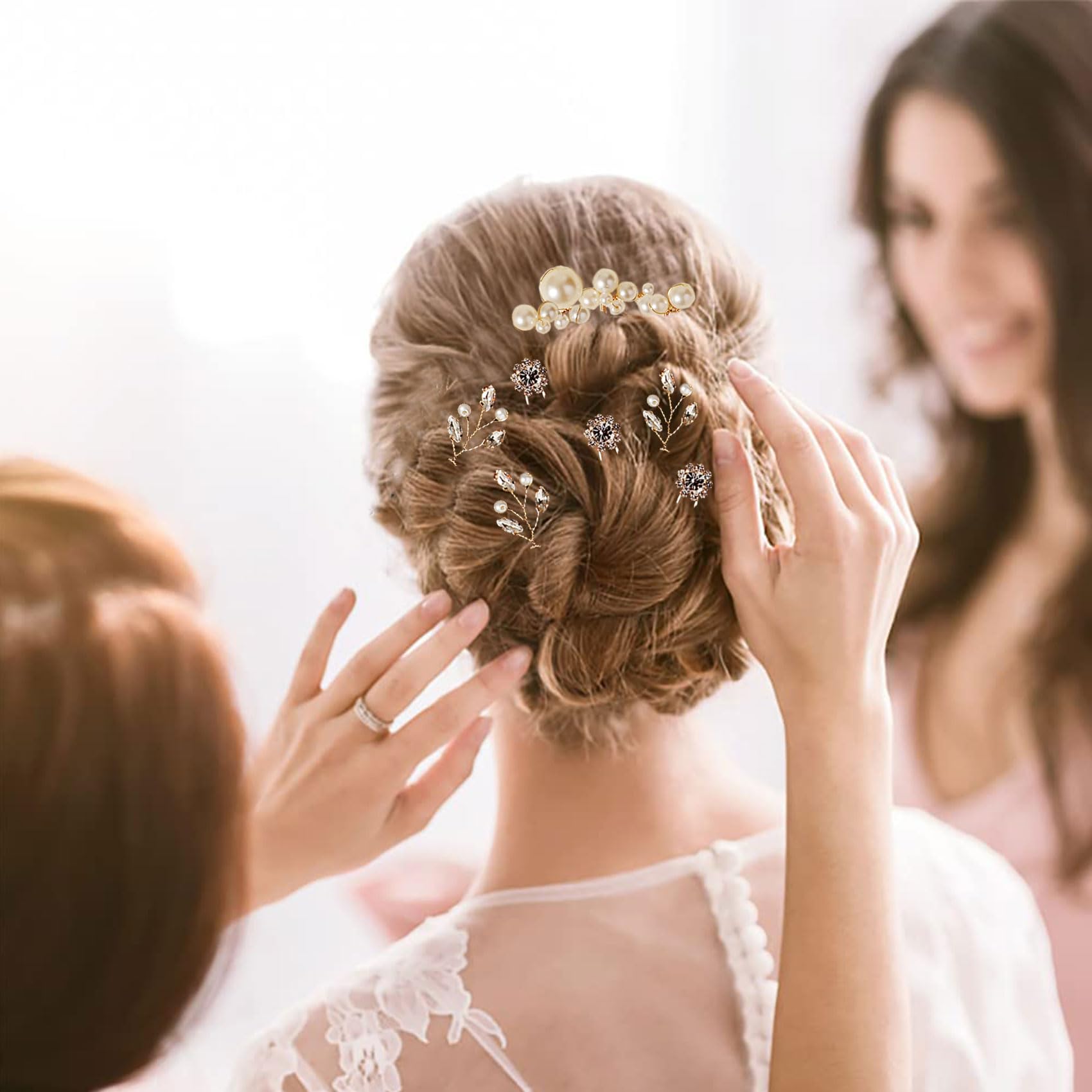 Fixation facile avec les épingles Kalolia pour cheveux