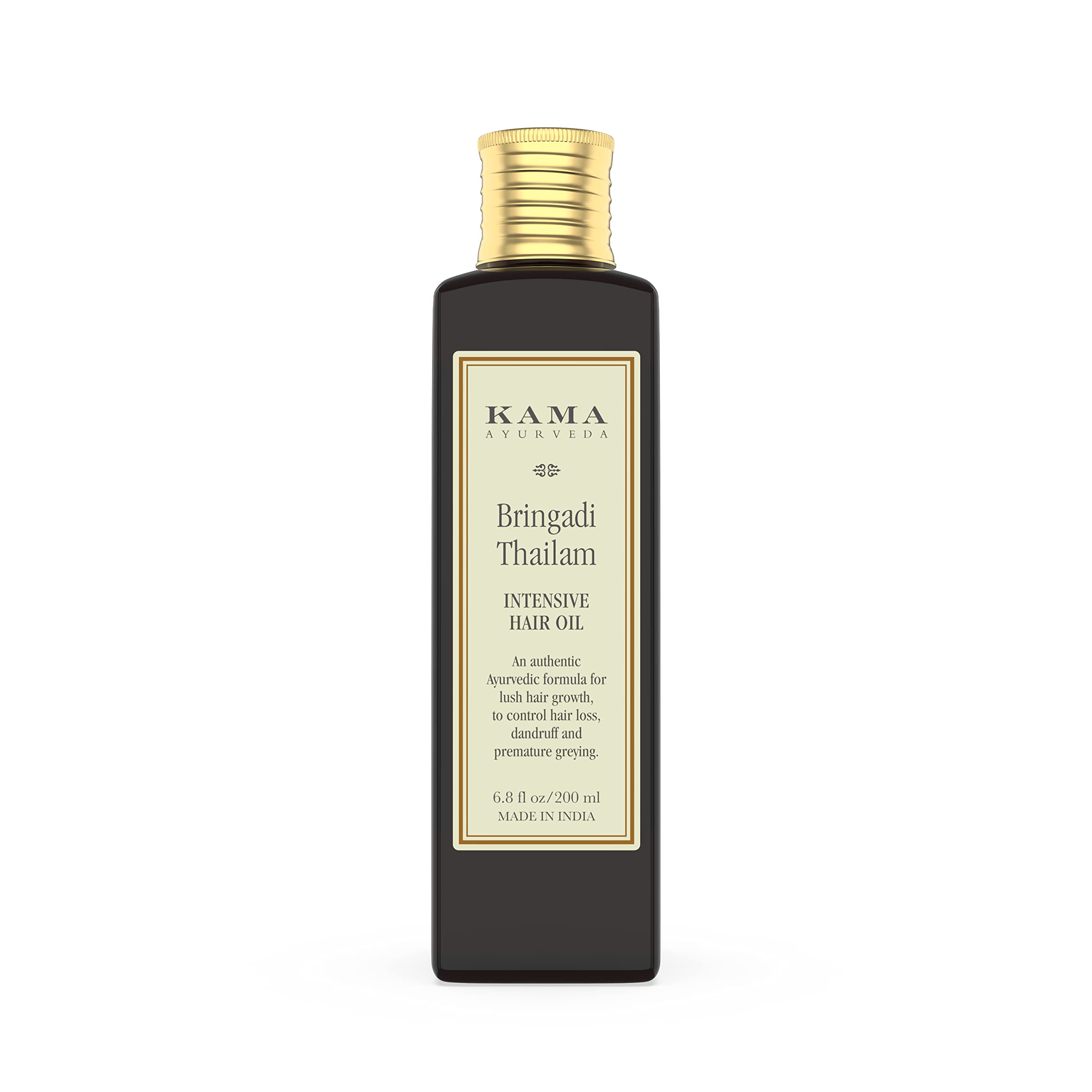 Kama Ayurveda Bringadi bouteille d'huile capillaire prête à verser et nourrissante