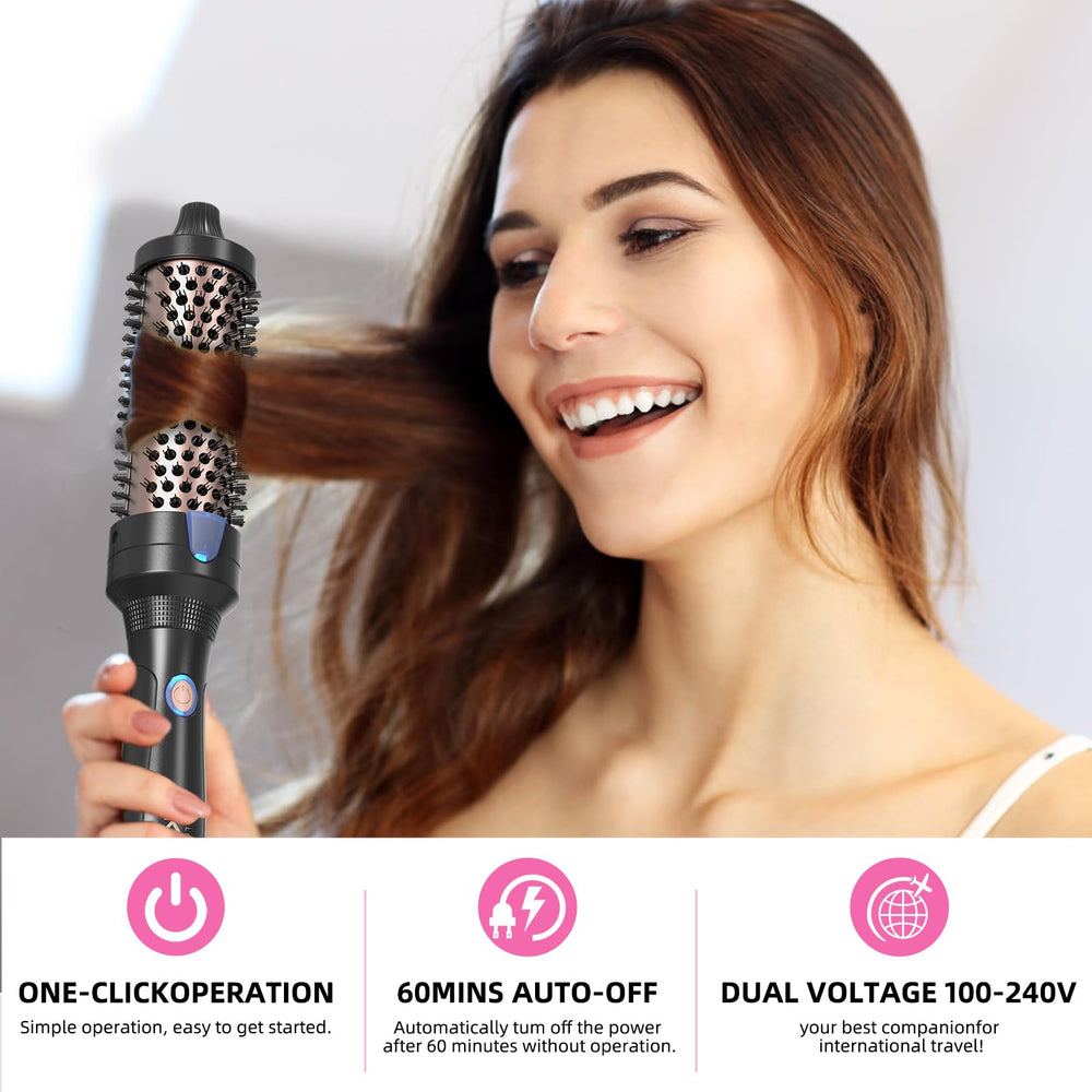 Brosse K&K poignée ergonomique pour un coiffage confortable