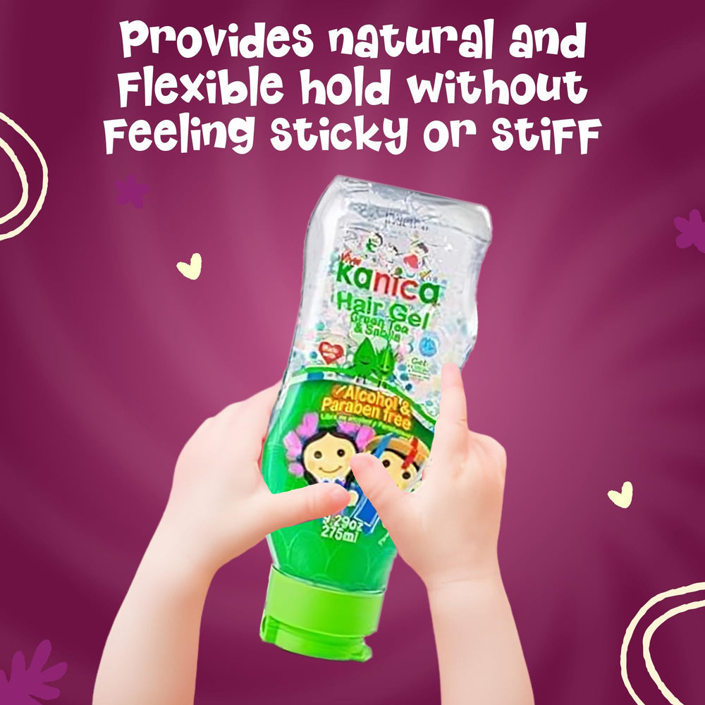 KANICA gel natural-look finish with green tea and aloe vera.