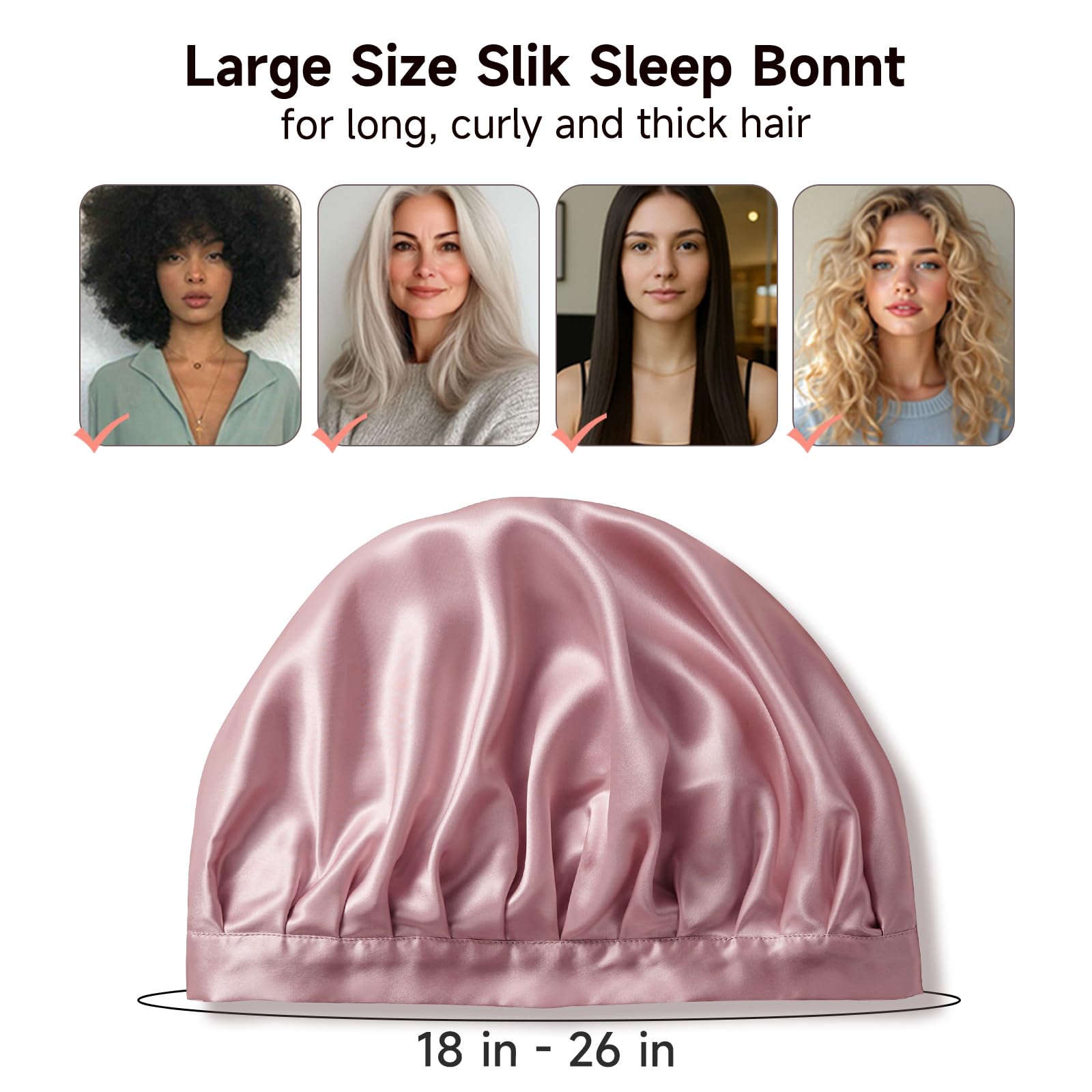 Bonnet Kaome respirant et doux pour un sommeil agréable.