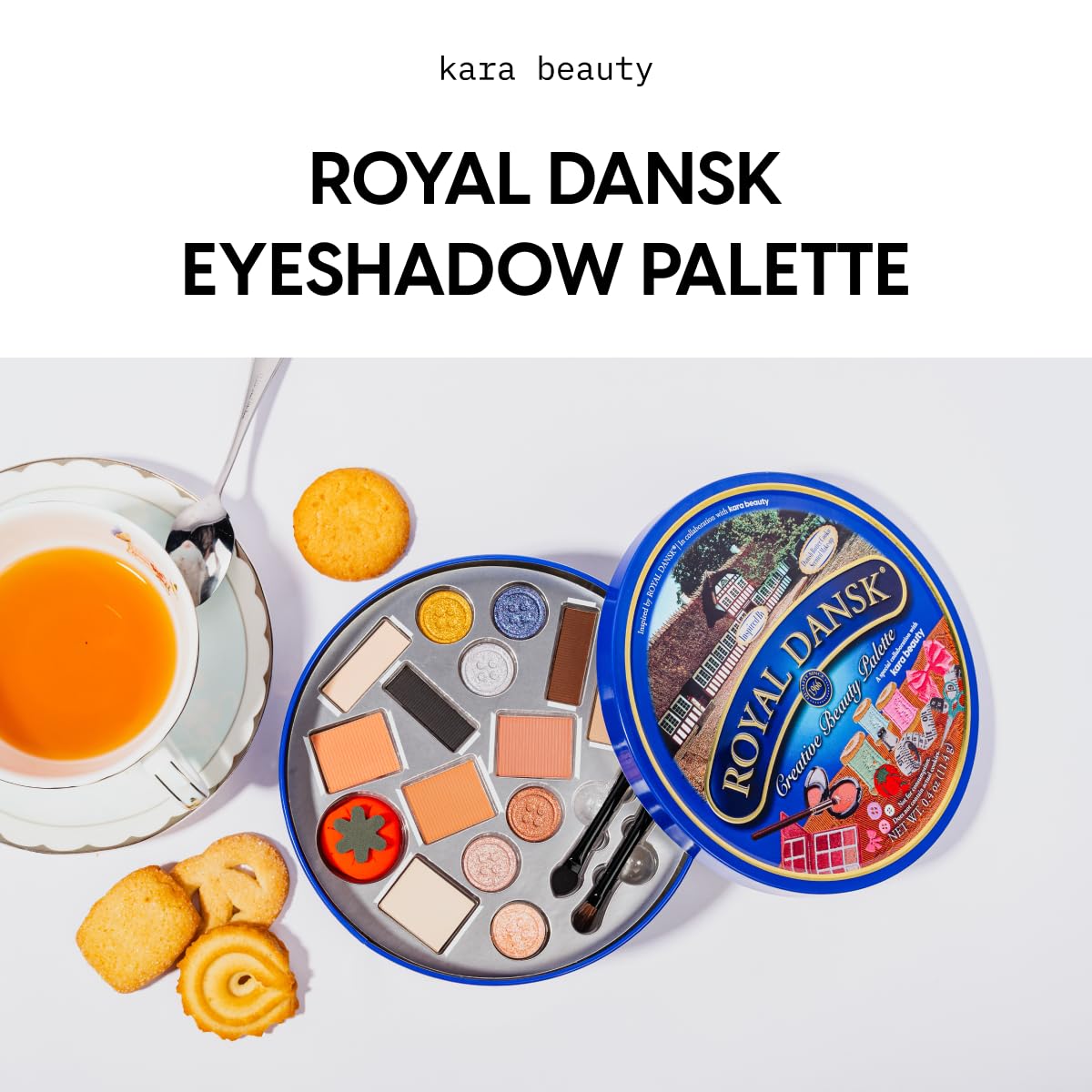 Kara Beauty Royal Dansk: 14 ombres neutres et dorées, usage quotidien