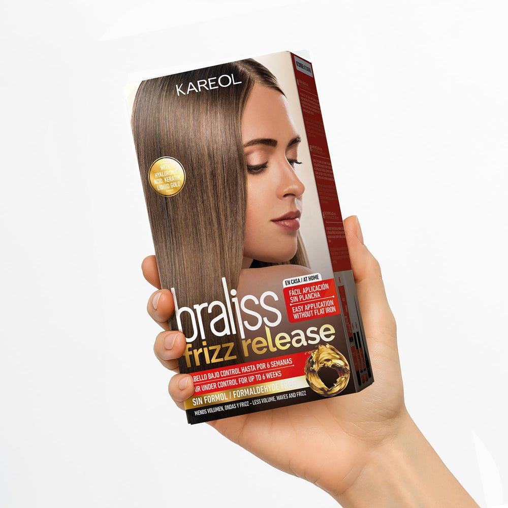 Kareol Braliss kératine-protéines : cheveux renforcés et moins cassants.