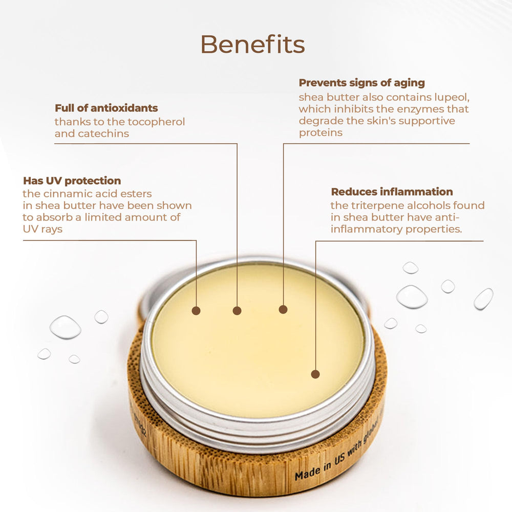 Baume Karité: ingrédients Rosehip et Jojoba pour nourrir intensément.