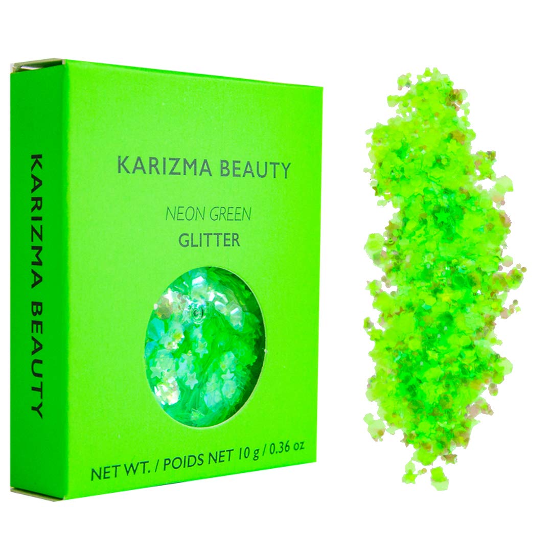 KARIZMA Neon Nights: paillettes hex et étoiles pour un éclat scintillant