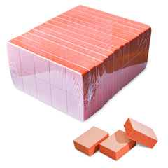 Karlash bloc-polissage orange mini, deux faces, prépare les ongles pour une finition lisse et durable.