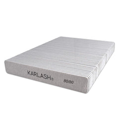 Karlash lime a ongles double-face jumbo zebre 80-80 pour limage precis et nettoyage facile