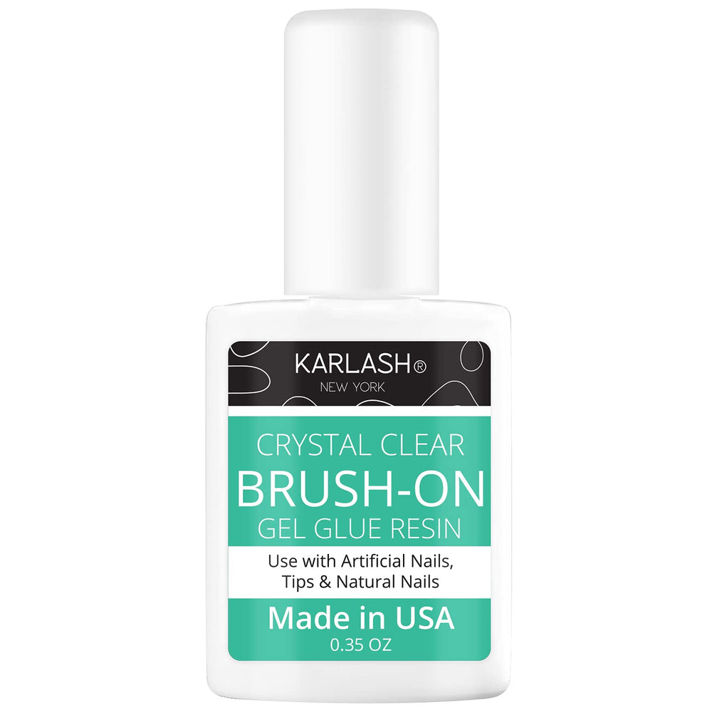 Karlash système dip poudre transparent cristal, finition naturelle et résistance.