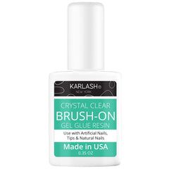 Karlash système dip poudre transparent cristal, finition naturelle et résistance.