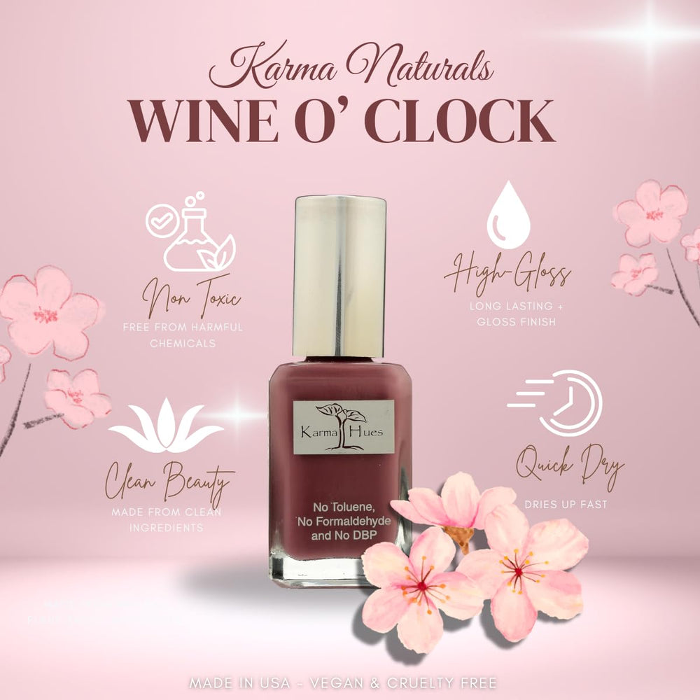 Karma Naturals Vernis – formule enrichie en vitamines pour l'éclat.