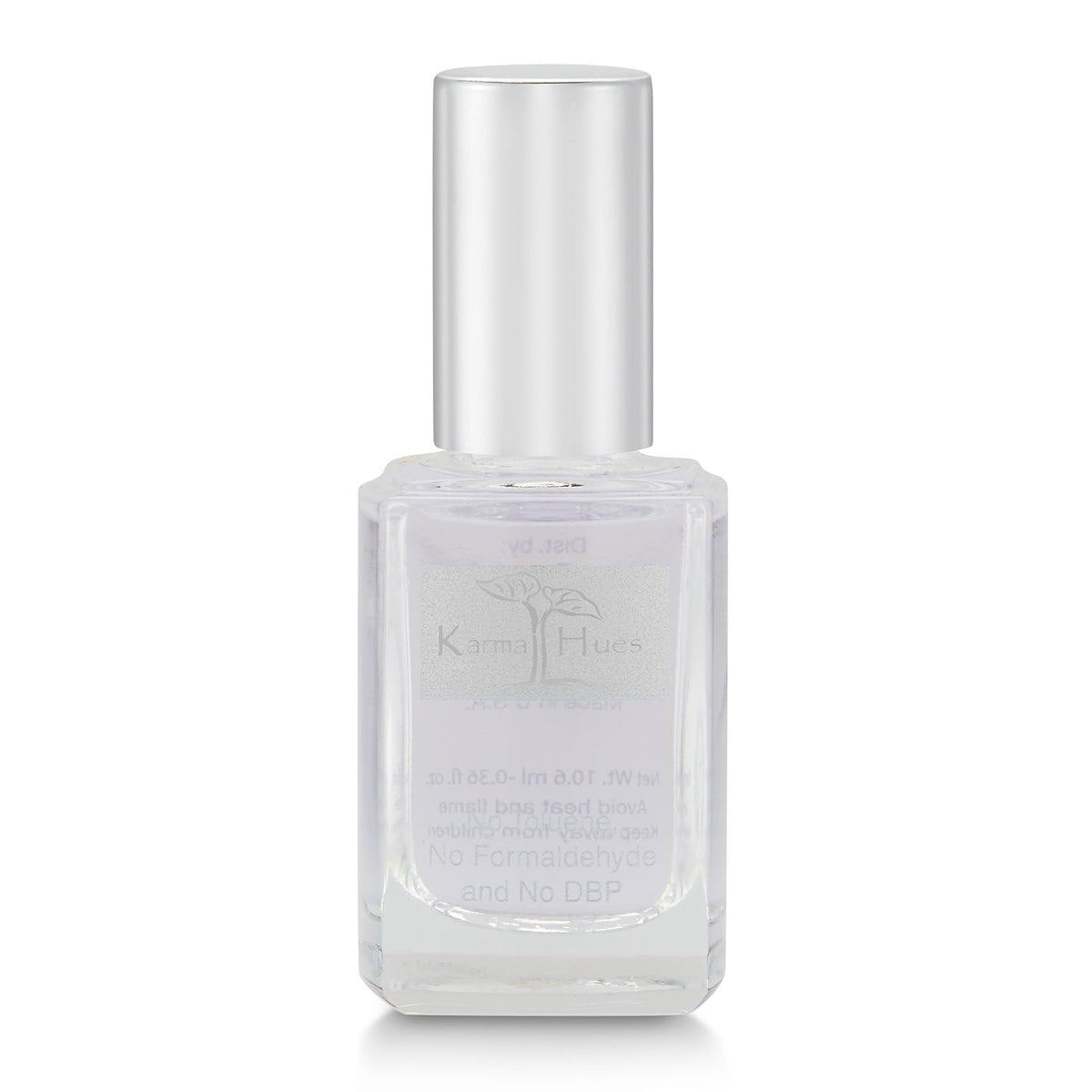 Karma Organic Base et Top 2 en 1, bouteille: base solide et protection prolongée.